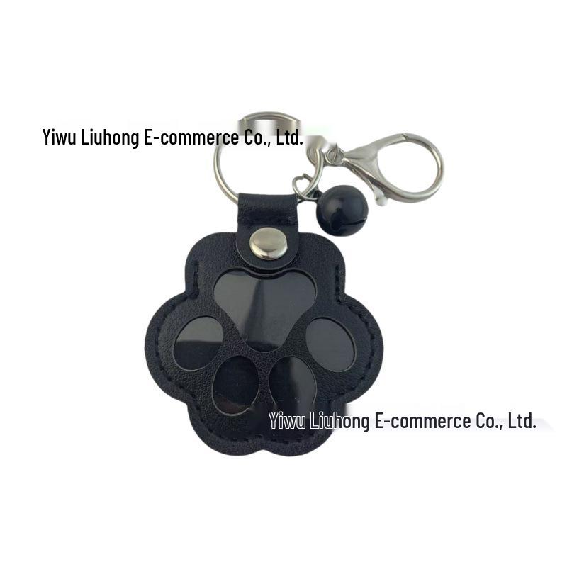 Pet Hair Storage Pendant Keychain: Creative Cat Paw & Dog Jewelry Keepsake