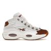 Question Mid Mocha Toe Men Sneakers White Footwear-White Brush-Brown GX0241
