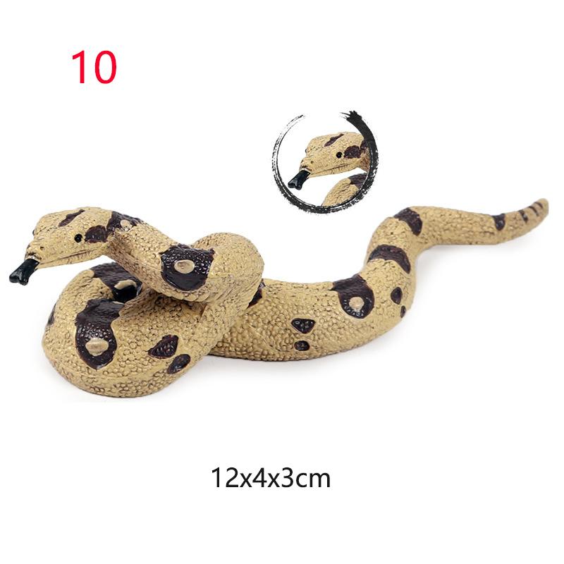 Realistic Fake Snakes Toy Prank Rubber Snake Props Scare Birds Cobra Snake, Boa Constrictor, Coral Snake, Rattlesnake Halloween
