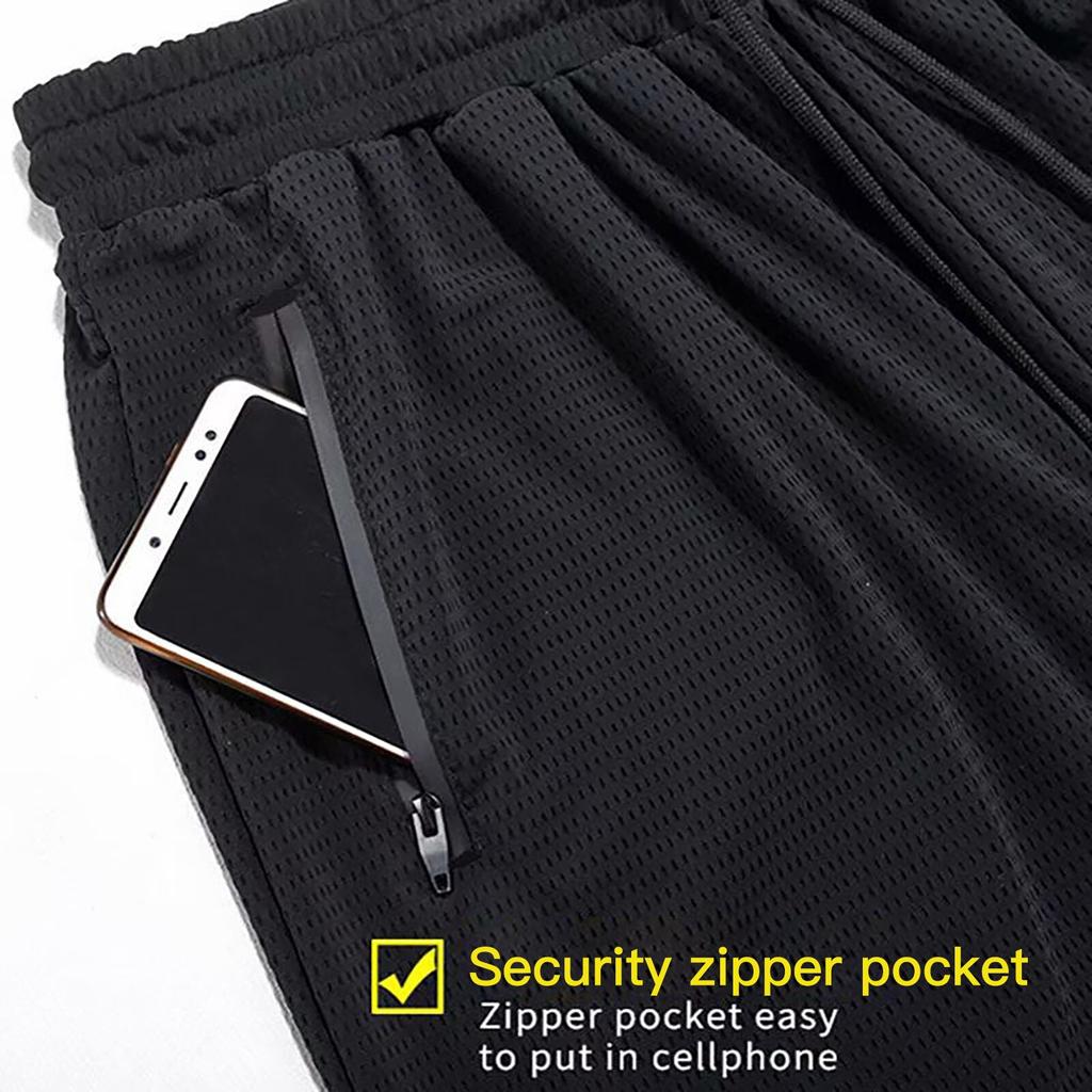 Buy Basketball Shorts Men Ice Silk 