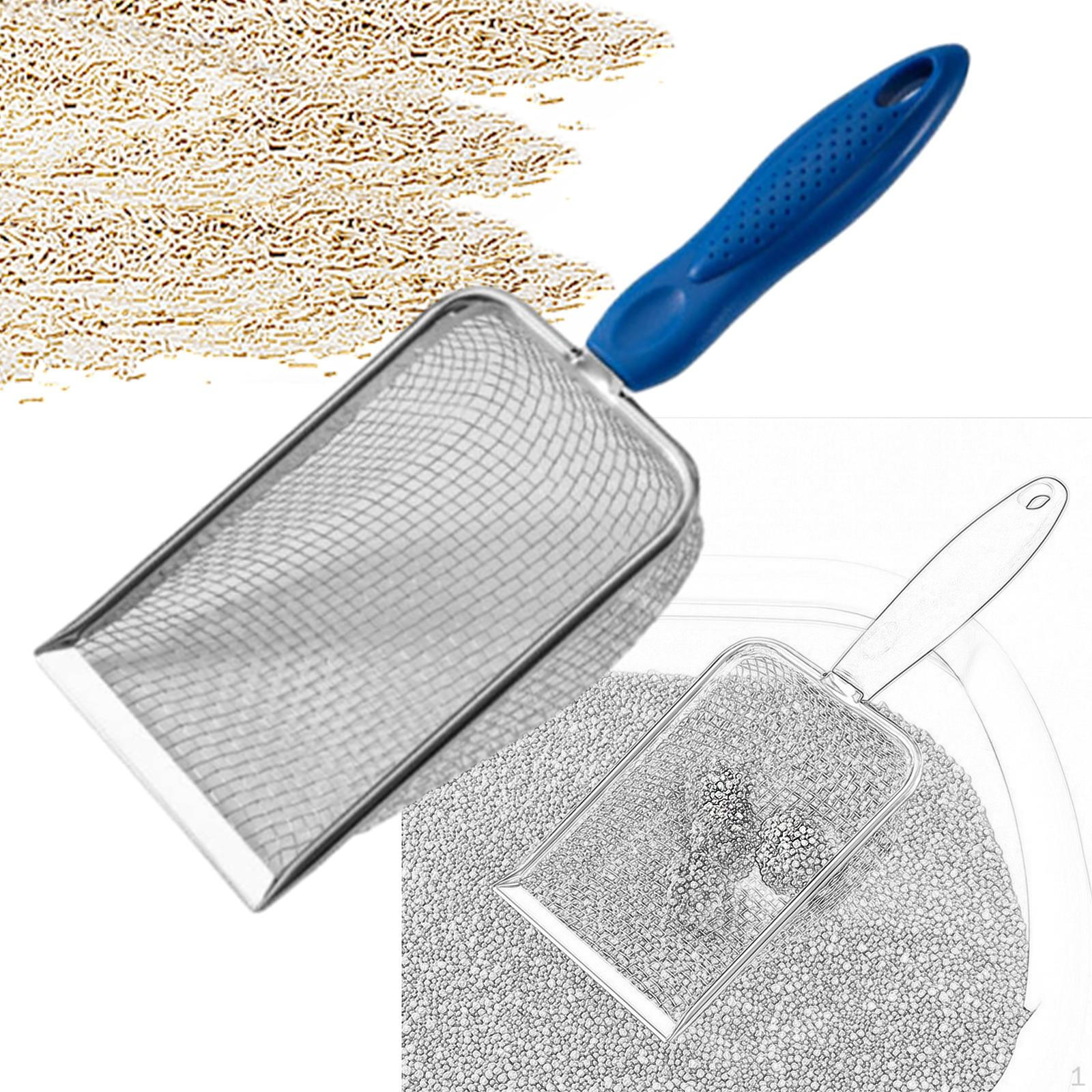 

Совок для кошачьего туалета, песок, котенок, металл, нержавеющая сталь для кролика 5X5mm mesh