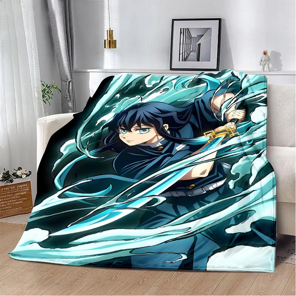 Printed Blanket, Picnic Blankets, Muichiro Tokito Warm Blanket, Soft and Comfortable Blanket, Birthday Gift for Home Travel