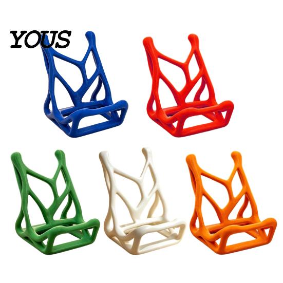 Stable Phone Support Mobile Holder, 3D-Printed Skeleton-Inspired Stand, Thin Lightweight Desk Stand Decorative Ornament for Bedside Living Room