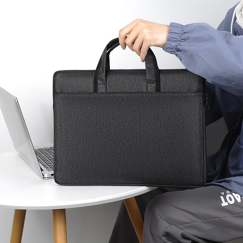 TS JYL laptop bag,Slim Briefcase 14 Inch Laptop Simple Men Office Bag