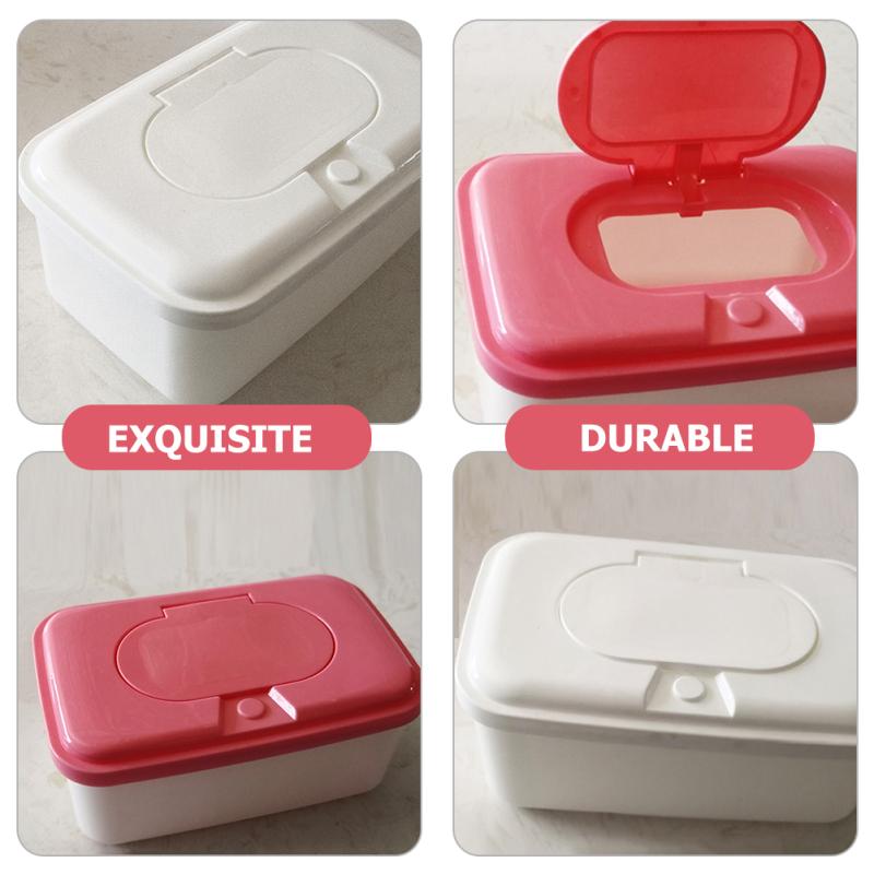 2 Stück Feuchttuchbox Taschentuchhalter Feuchttuchbehälter Toilettenständer Papier Kunststoff Baby