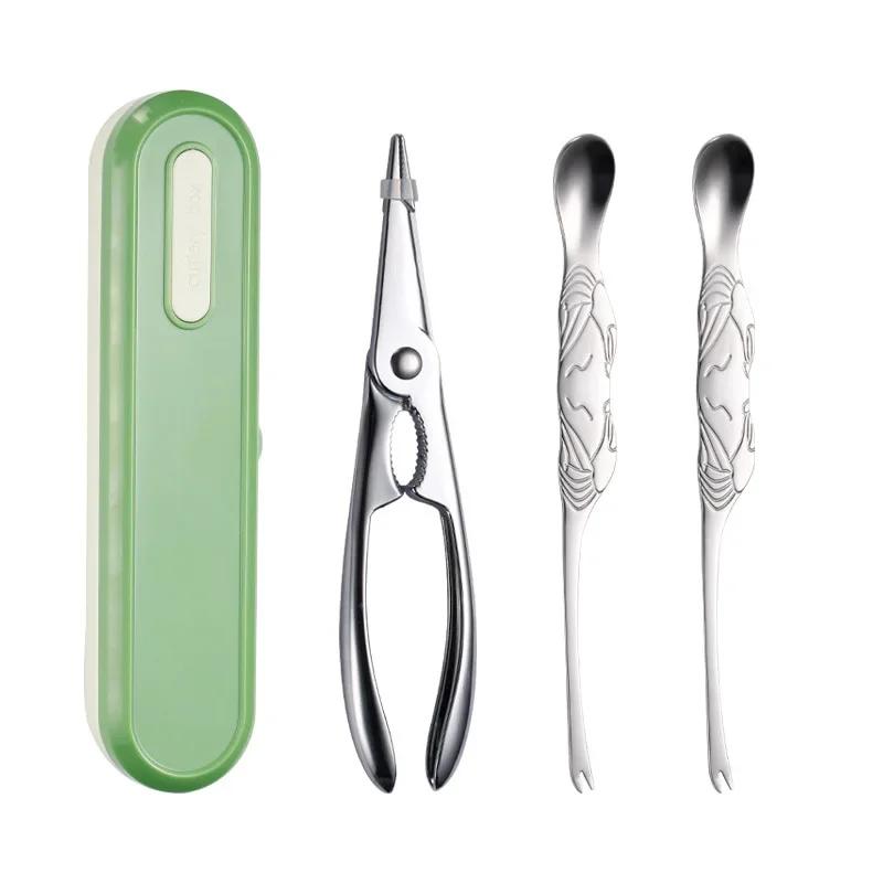 

Виберіть інструмент для поїдання краба Крабові кігті з нержавіючої сталі 304 Домашня потовщена крабова голка Багатоцільові крабові ножиці Ресторанний краб