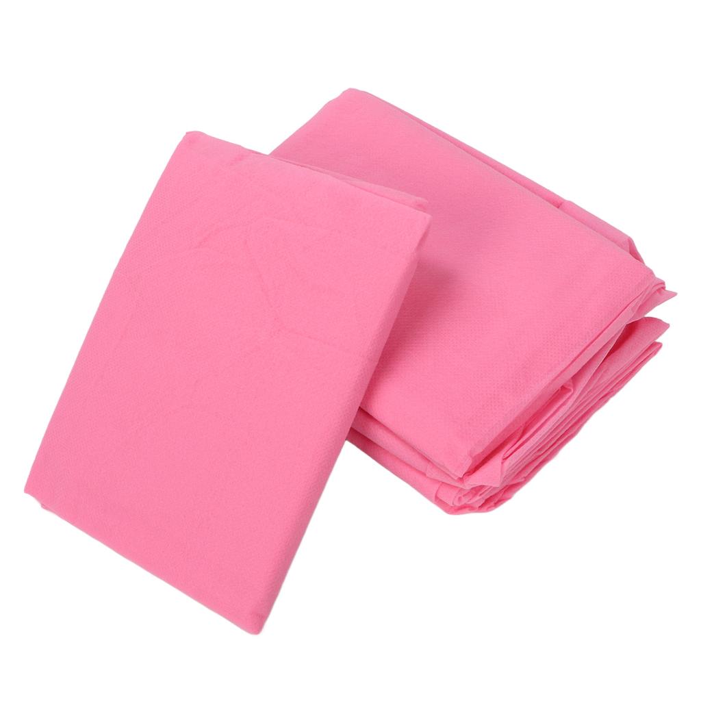 10 Pieces Disposable Bath Wrap Nonwovens Disposable Spa Body Wrap with Elastic Band for Beauty Salon Bath Hotel Travel