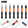 1pc 50/100mm Hex Head Wrench Drill Bit 1/4" Shank Quick Release Magnetic Screwdriver Bit H1.5 H2.5 H3.0 H4.0 H5.0 H6.0