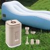 Air Pump Inflator Deflator Portable Parts 5 Nozzles Nightlight Electric with Light for