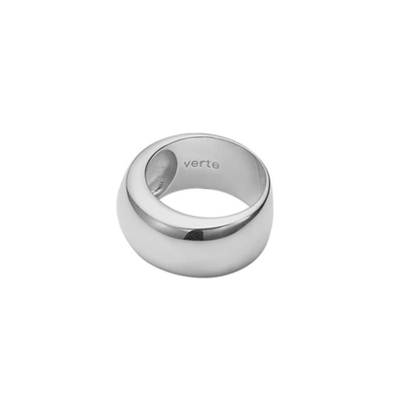 Green [925 Silver] Five.silver.218 / Large Full Ring