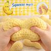Squishies Cacahuète Boules Anti-Stress Jouets Fidget Soulagement de l'Anxiété Boule de Pâte à Malaxer Douce Jouet à Presser Décompression Pour Adultes Enfants