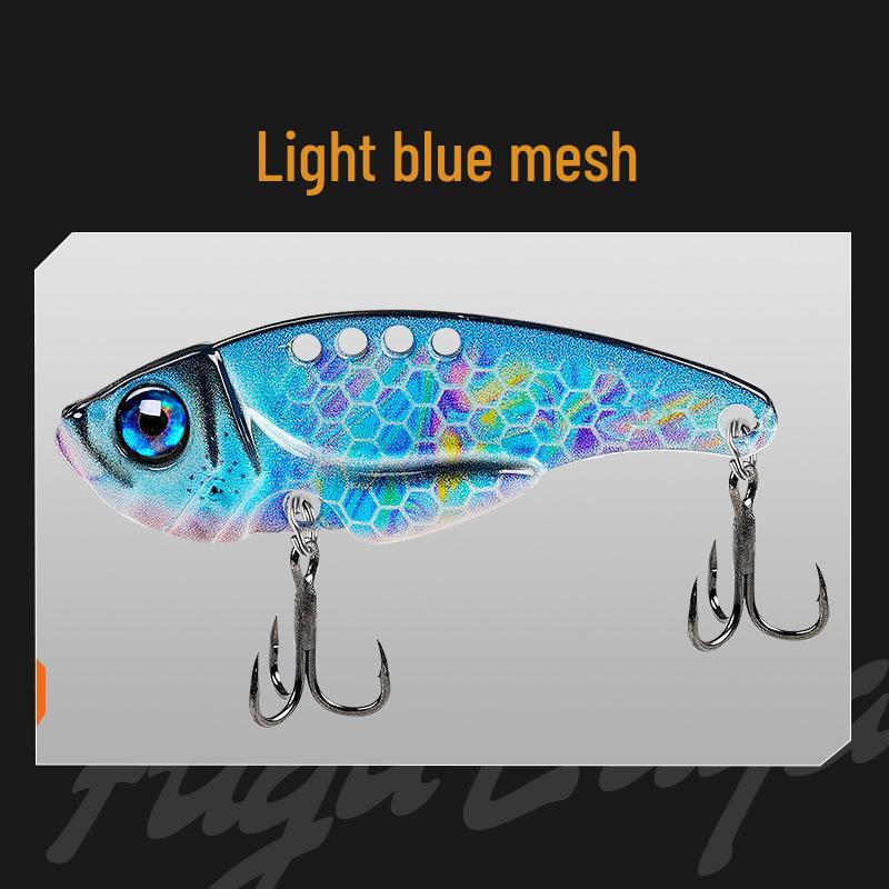 Iron Plate VIB Rattlesnake 3D Spinnerbait: Universal Long Cast Lure