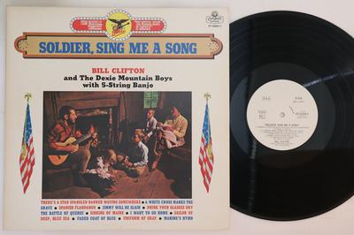LP Schallplatte BILL CLIFTON, DEXIE MOUNTAIN BOYS - Soldier, Sing Me A Song GT6004MPROMO LONDON 1974 Japan Country Gebraucht