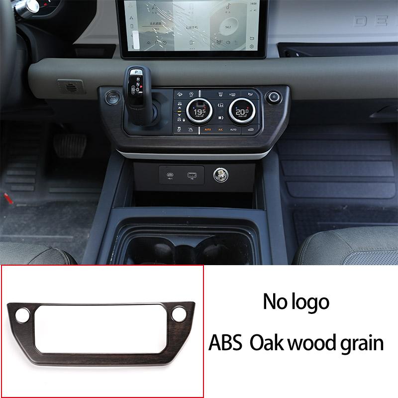 For Land Rover Defender 90 100 2020-2025 ABS Car Air Conditioning Mode Button Decorative Frame Sticker Car Accessories