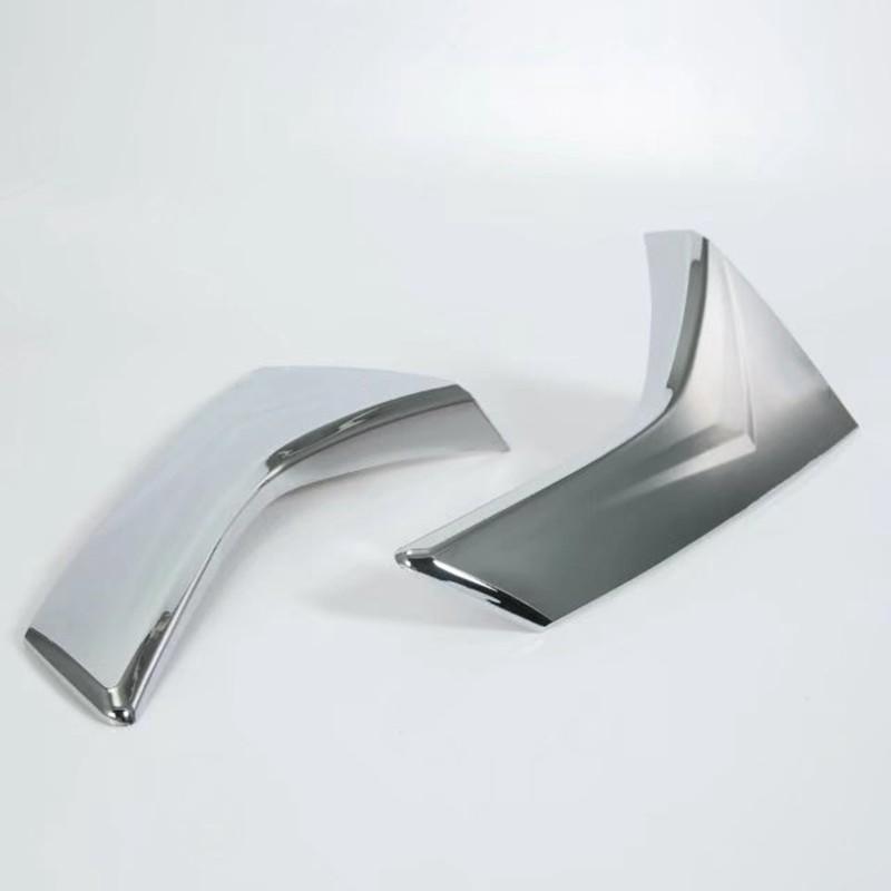 Car Styling For Subaru XV 2018   Car ABS Chrome ABS Carbon Fiber Print Side Rear Window Spoiler Triangle Cover Trims