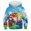 Super Mario Brothers Mario Children's Versatile Sweater Cosplay Spring and Autumn Anime Hoodie Jacket Men