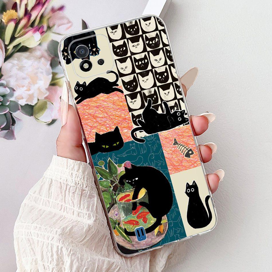 For Realme C11 (2021) RMX3231 Fashion Cool Pattern Phone Case For Realme C11 2021 Soft Silicone TPU Cases