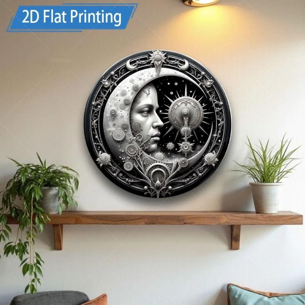 2D Flat Metal Wall Sign Decor