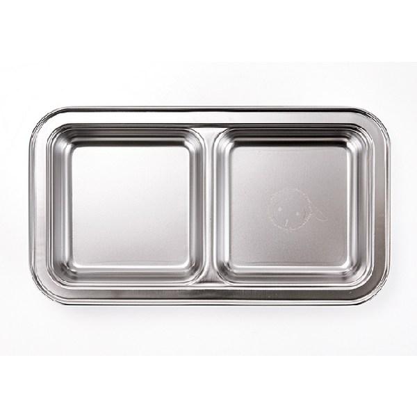 Stainlock Stainless Infant Snack Tray No. 2, 2P Set, Popular Korean Parenting Items