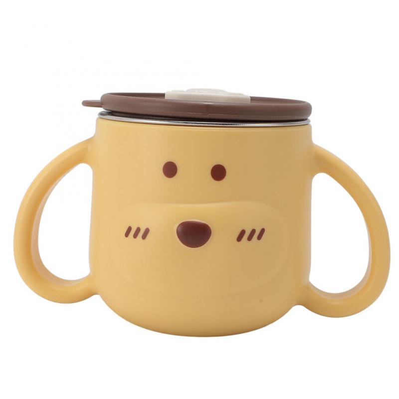 Barnisolering 316L Rostfritt Stål Kopp gul