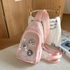 Women's Crossbody Bag Solid Color Chest Bag Student Class Shoulder Bag