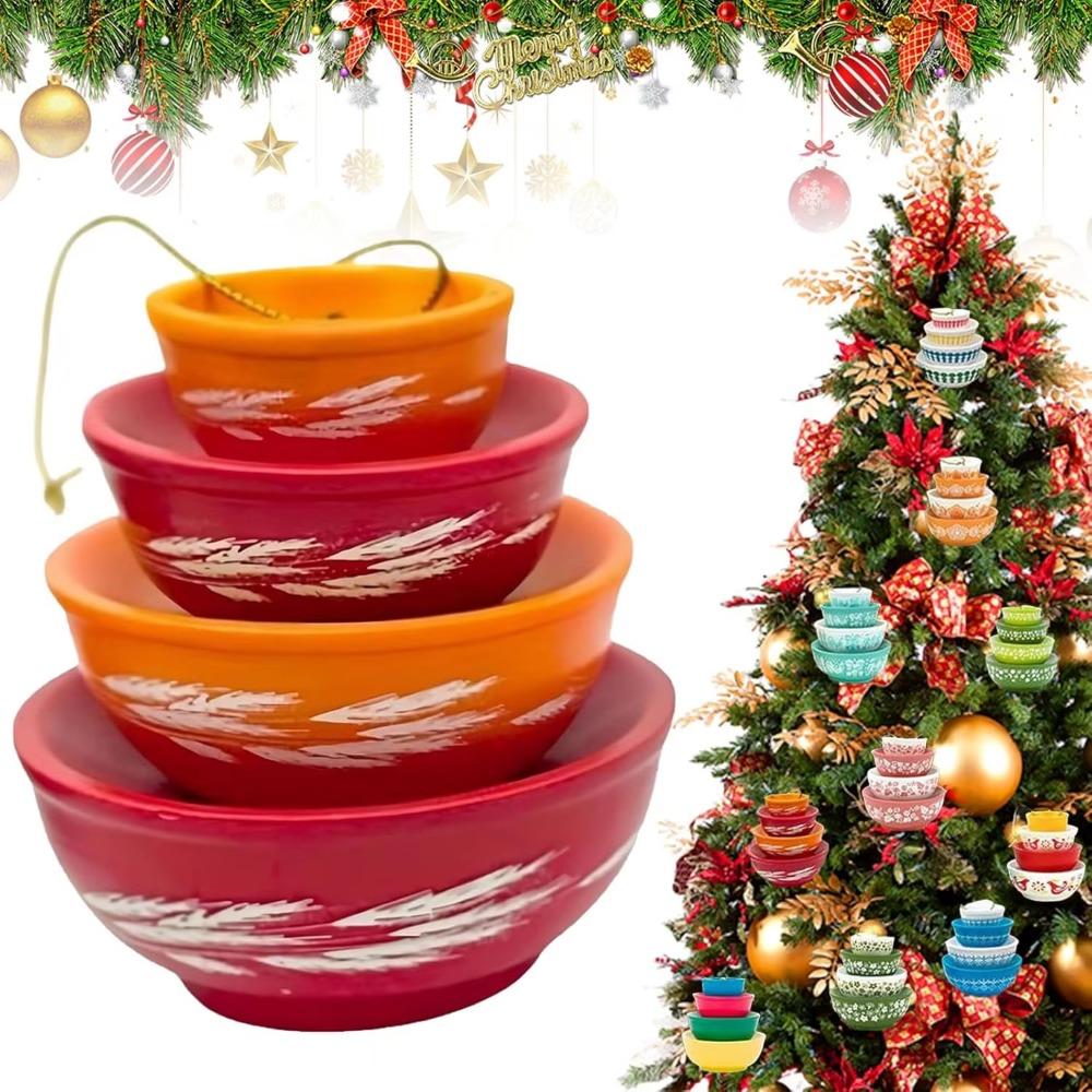 

Miniature Stack Bowl Pendants Cartoon Christmas Tree Ornament Layout Ornaments Style 2