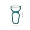 3pcs/set Peeler Stainless Steel Melon Planer, Non-Slip Handle Manual Kitchen Peeling Tool Color Random Kitchen Accessories