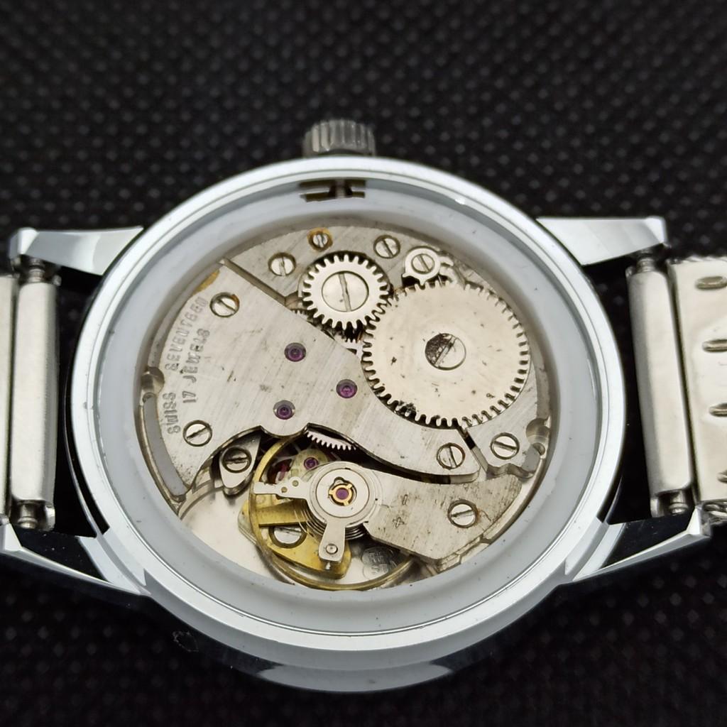 VINTAGE MONTINE OF SWITZERLAND 17KŐ INCABLOC KÉZI TEKERÉSŰ FÉRFI KARÓRA a285410-4