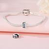 Original Copper Charms Luxury Flying Blue Zircon Beads Fit Bracelet Diy Women Making Delicate Gift Jewelry