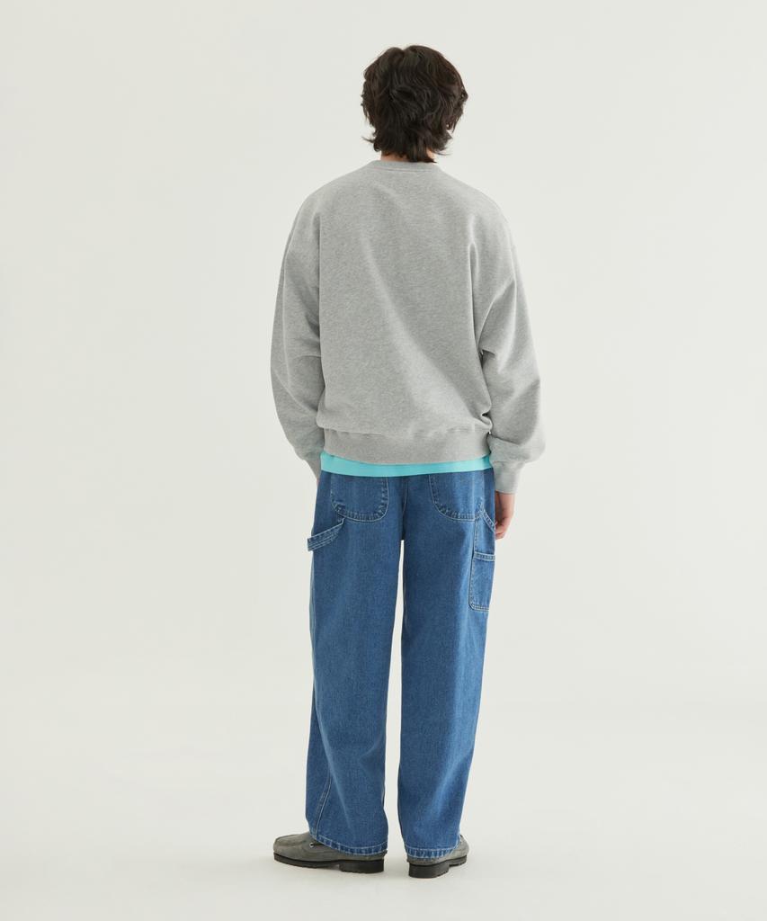 COVERNAT Arch Logo Sweatshirt Melange Gray