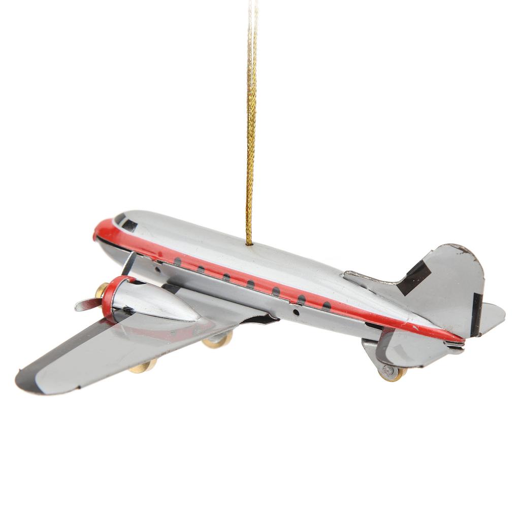 Metalowy Model Samolotu Vintage Metalowy Model Samolotu Blaszany Retro Samolot Zabawka do Kolekcji