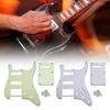 11-Loch Gitarren-Schlagbrett mit Befestigungsschraube Rückplatte Humbucker Ersatz Kratzschutz Elektrische Gitarre Zubehör