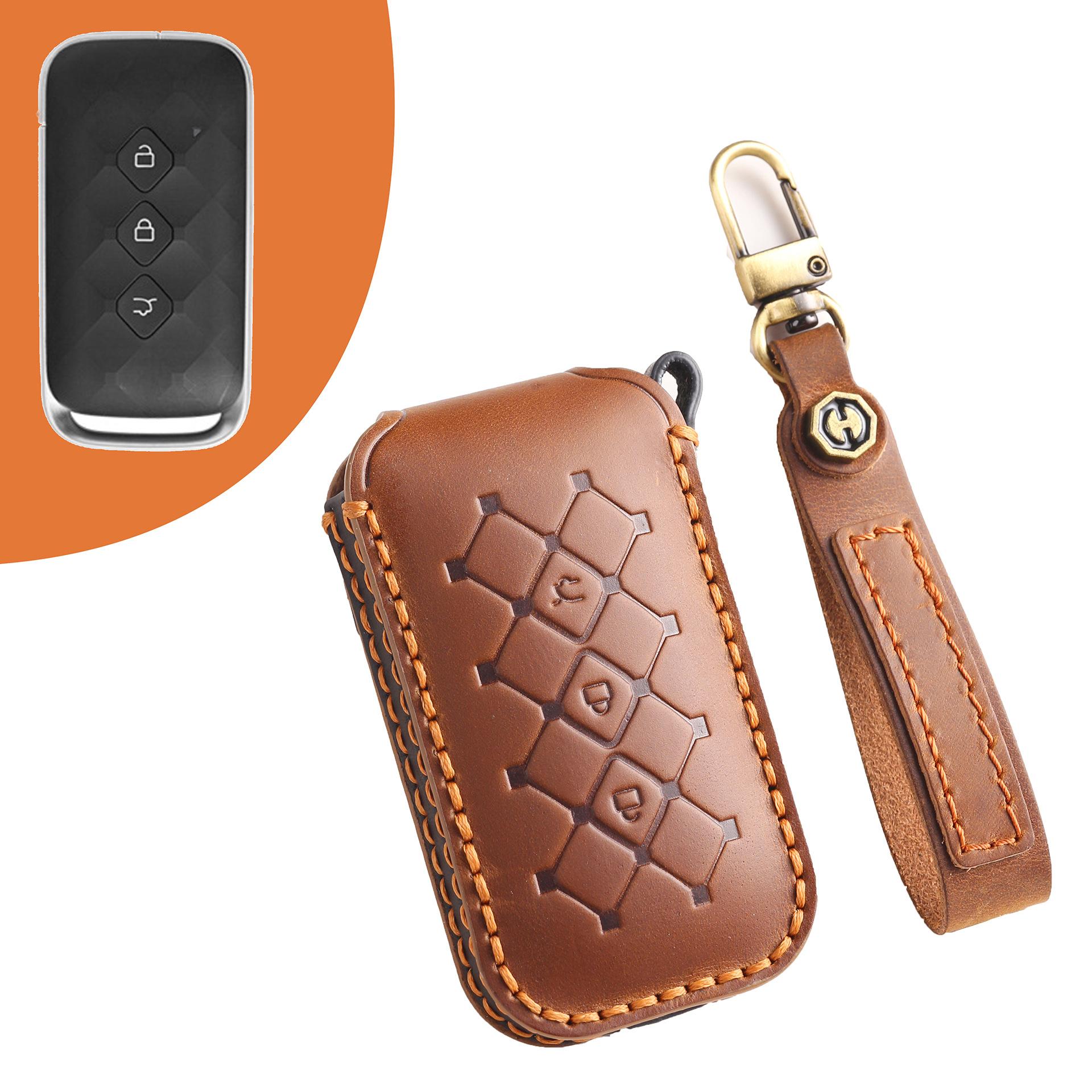 

Applicable to 24 Wuling Xingchen key cover Wuling Xingguang car remote control high-end key case protective cover коричневый