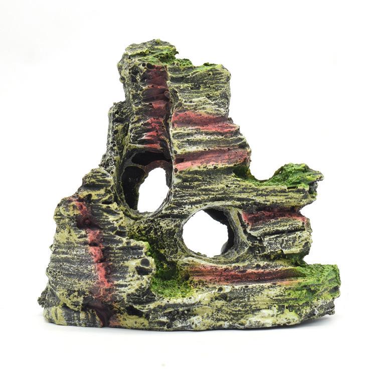 Aquarium Rockery Resin Decoration: Artificial Mountain for Fish Tanks