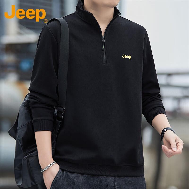 

Jeep Men s Stand-Collar Long Sleeve Sweatshirt XL