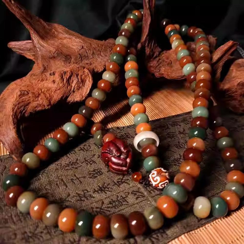 Jewelry Dunhuang Bodhi Bracelet Colorful Beaded Handheld Necklace Rosary Beads Bracelets Gifts