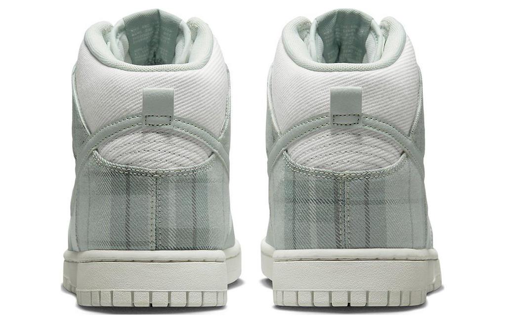 Nike Dunk High Se Tartan Plaid White Light Green DV0826-100