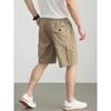 Hengyuanxiang Men's Pure Cotton Loose Cargo Shorts
