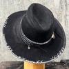 Wool Hat Cowboy Hat Old Retro Jazz Top Hat Autumn and Winter Felt Hat
