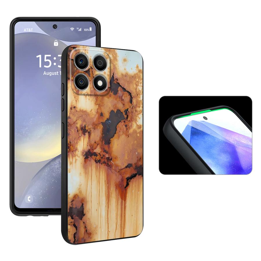 Case for Honor X7 Magic5Lite 70 8X 200 400 Lite 90 X9a X8 X6 X5b Funda Phone Cover Retro Rust