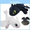 Toothless Dragon Helmet Sucker Plush Motorcycle Decoration 20cm Black
