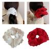 Elastic Hair Scrunchies Large Lace Ponytail Holder Suitable for Adult Hair Types