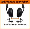 FOSTEX Dynamiczny zestaw słuchawkowy do gier z przetwornikiem planarnym, zbalansowany i dedykowany mikrofon, półotwarty T50RPmk4g+ Przetworniki pełnozakresowe, Połączenia,