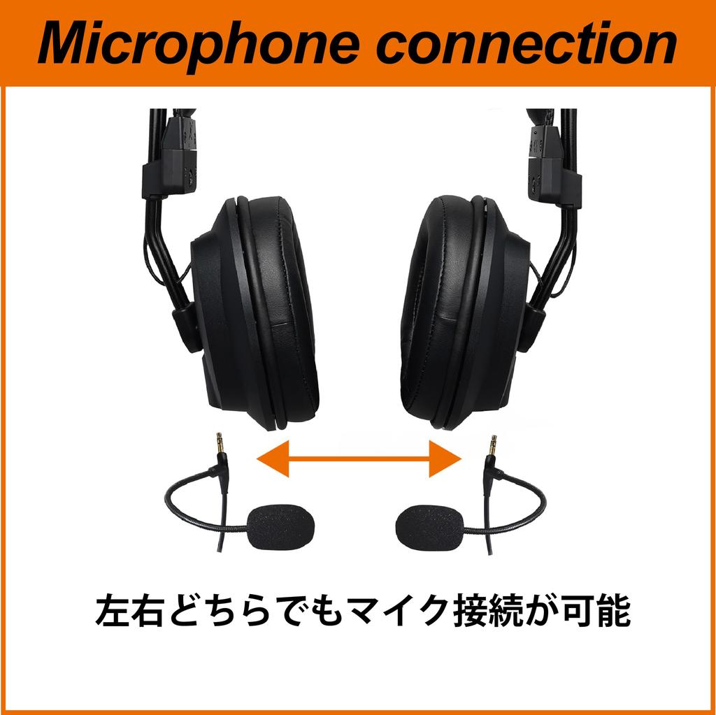 FOSTEX Dynamiczny zestaw słuchawkowy do gier z przetwornikiem planarnym, zbalansowany i dedykowany mikrofon, półotwarty T50RPmk4g+ Przetworniki pełnozakresowe, Połączenia,