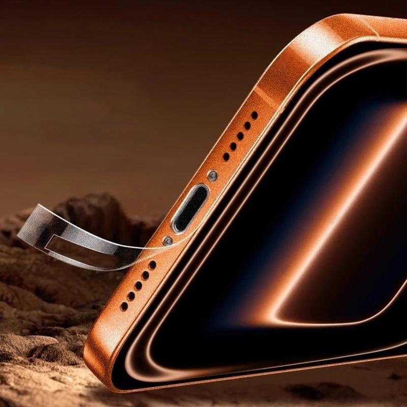 Pellicola Protettiva In Vetro Temperato Per IPhone 12-15 Pro Max + Cornice Di Montaggio &ndash; Antigraffio E Antimpronte