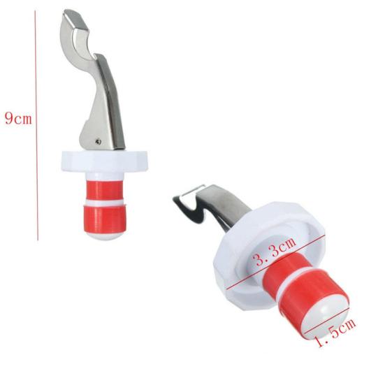 Reusable Stainless Steel Wine Bottle Stopper Opener Plug Kitchen Pub Bar Tool