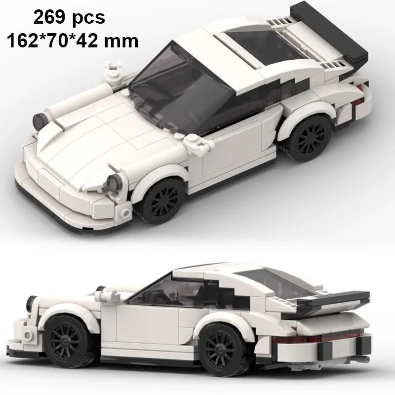 City Technical Car Speed  Racing Car Building Blocks Sports Police Car Pick Up MOC Creative Vehicle Toys