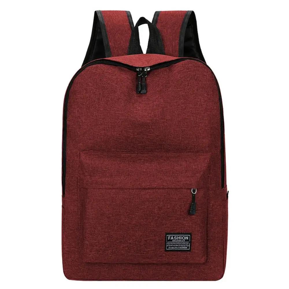 Casual Men's Minimalist Backpack Versatile Backpack Large Capacity School Student Computer Travel Bag Washable Unisex Backpack