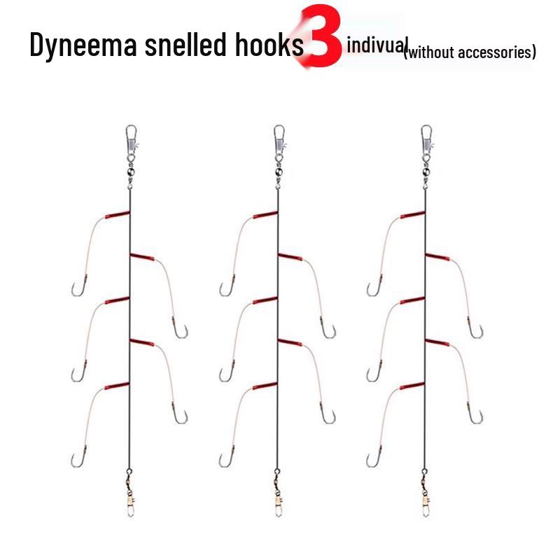 Dali Anti-Tangle Catfish & Bass Fishing Hook Set Size 5