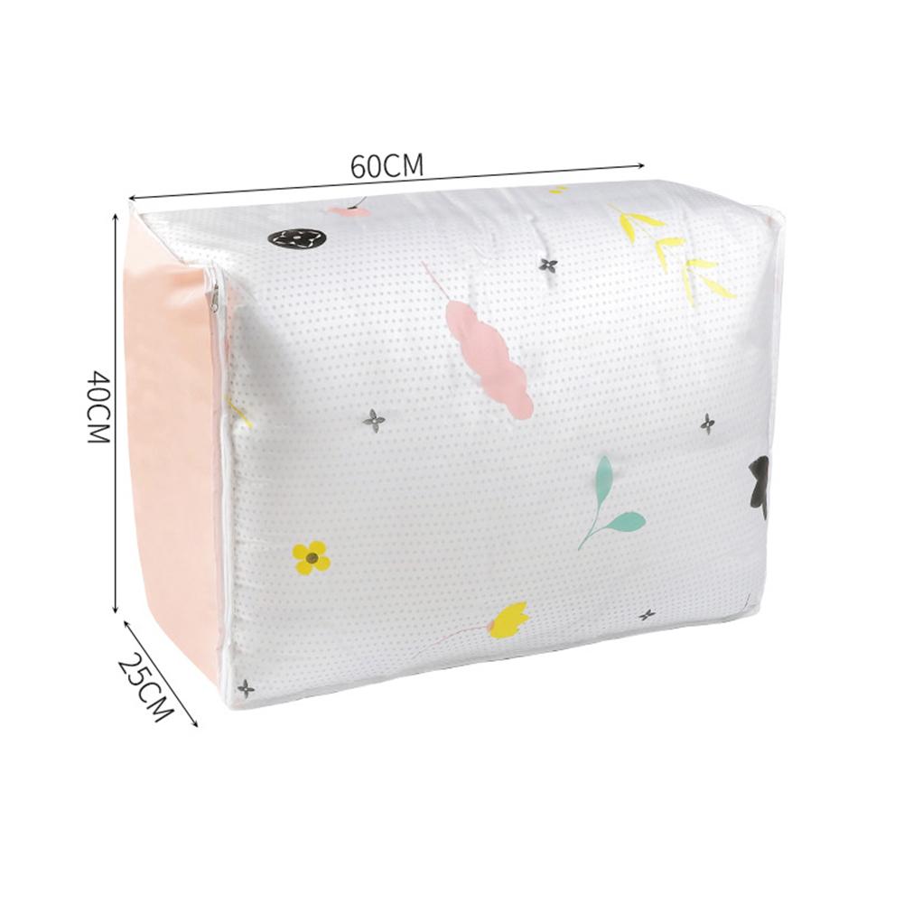 

Household Moistureproof Storage Bag Organizer for Clothes Quilt Luggage Pink60*40*25cm#0
